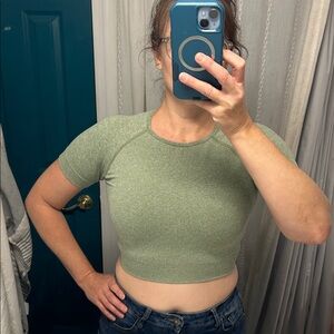 Exercise crop top